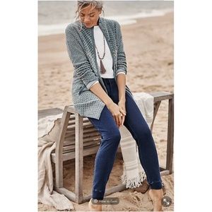 J. JILL Indigo Drawstring Jogger